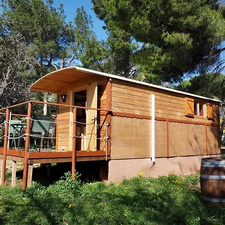 Roulotte Dans L'aude Chalet Trausse